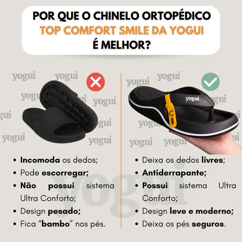 Chinelo Ortopédico Top Comfort Yogui®