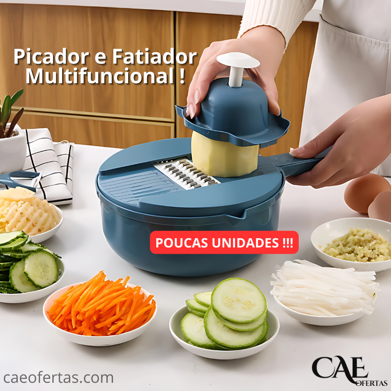 Picador e Fatiador MaxiCutter 12 em 1