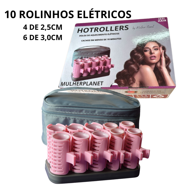 HOT ROLLERS - Kit com 10 Unidades