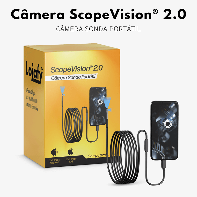 Câmera Sonda Portátil ScopeVision® 2.0