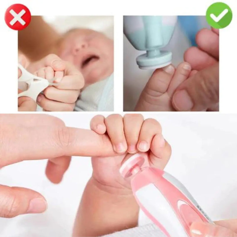 Aparador de Unhas SoftCare® Infantil - Elétrico e Silencioso